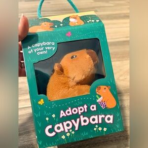 Adopt a Capybara Scholastics Book & Pllish